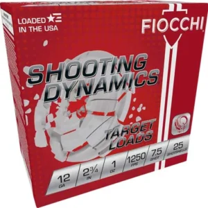 FIOCCHI 12GA 2.75" 1OZ #7.5 - 1250FPS 250RD CASE LOT