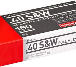 AGUILA 40 SW 180GR FMJ-FN - 50RD 20BX/CS