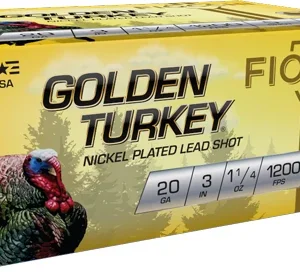 FIOCCHI GOLDEN TURKEY 20GA 3" - 1-1/4OZ #5 10RD 10BX/CS
