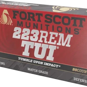 FORT SCOTT 223 REM 55GR TUI - SOLID COPPER 20RD 25BX/CS