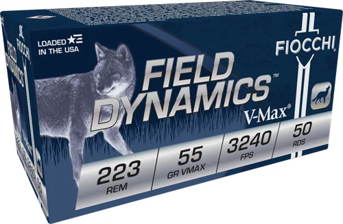 FIOCCHI 223 REM 55GR V-MAX - 50RD 20BX/CS