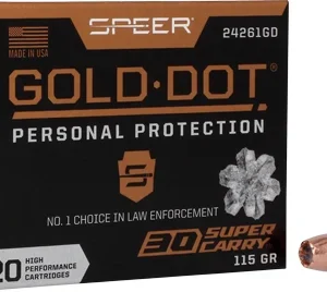 SPEER GOLD DOT 30 SUPER CARRY - 115GR GDHP 20RD 10BX/CS
