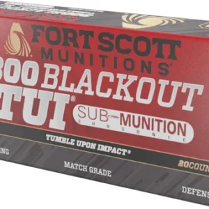 FORT SCOTT 300 AAC 190GR TUI - SOLID COPPER 20RD 25BX/C