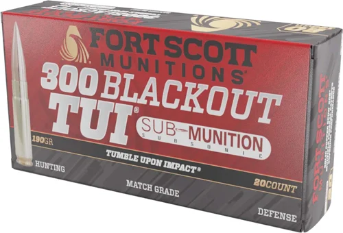 FORT SCOTT 300 AAC 190GR TUI - SOLID COPPER 20RD 25BX/C