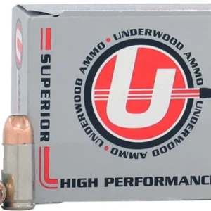 UNDERWOOD 45 ACP +P 185GR JHP - 20RD 10BX/CS