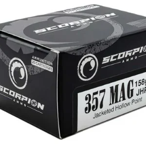 SCORPION 357 MAG - 158GR JHP 20RD 10BX/CS