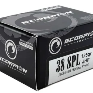 SCORPION 38SPL - 125GR JHP 20RD 10BX/CS