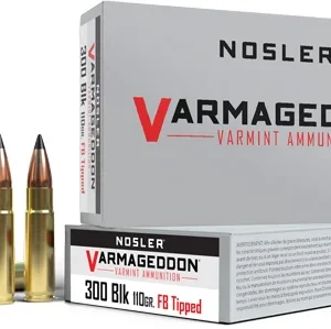 NOSLER VARMAGEDDON 300 AAC - 110GR FBT 20RD 10BX/CS