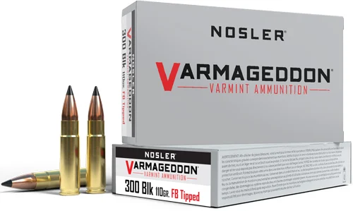 NOSLER VARMAGEDDON 300 AAC - 110GR FBT 20RD 10BX/CS