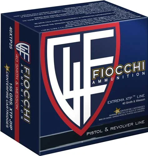 FIOCCHI 40 SW 155GR XTP-HP - 25RD 20BX/CS