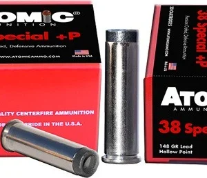 ATOMIC 38 SPECIAL +P 148GR WC - UP-SIDE DOWN 20RD 10BX/CS
