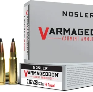 NOSLER VARMAGEDDON 7.62X39 - 123GR FBT 20RD 10BX/CS