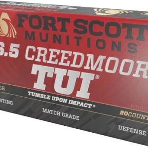 FORT SCOTT 6.5 CM 123GR TUI - SOLID COPPER 20RD 10BX/CS