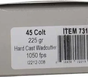 UNDERWOOD 45 LC 225GR HARD - CAST WADCUTTER 20RD 10BX/CS