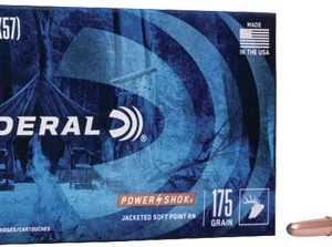 FEDERAL POWER-SHOK 7X57MM - MAUSER 175GR SP 20RD 10BX/CS