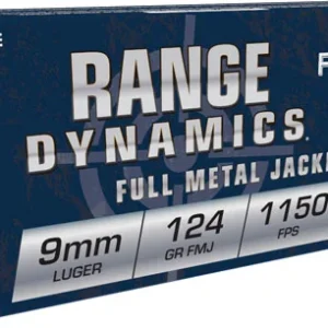 FIOCCHI 9MM LUGER 124GR FMJ - 50RD 20BX/CS