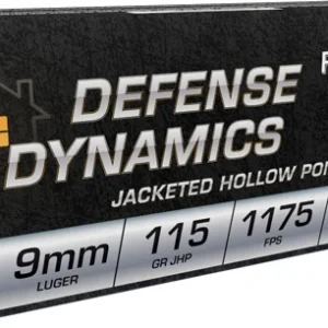 FIOCCHI 9MM LUGER 115GR JHP - 50RD 20BX/CS