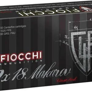 FIOCCHI 9MM MAKAROV 95GR FMJ - 50RD 20BX/CS