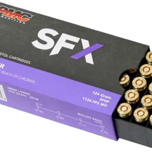 PMC 9MM LUGER 124GR SFX HP - 50RD 20BX/CS