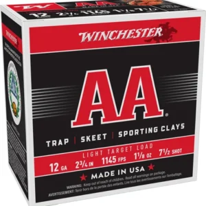 WINCHESTER AA 12GA 2.75" - 1-1/8OZ #7.5 1145FPS 250R CASE