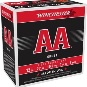 WINCHESTER AA 12GA 2.75" - 1-1/8OZ #9 1145FPS 250RD CASE