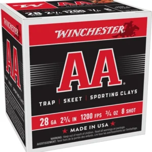 WINCHESTER AA 28GA 2.75" 3/4OZ - #8 1200FPS 250RD CASE LOT