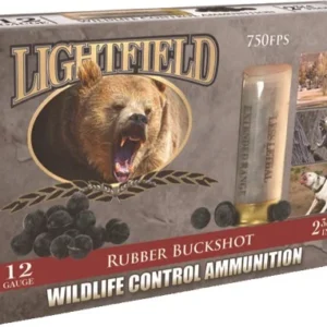 LIGHTFIELD 12GA 2.75" 21-BALL - RUBBER BUCKSHOT 5RD 10BX/CS