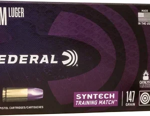 FEDERAL AE 9MM LUGER 147GR TSJ - TRAINING MATCH 50RD 10BX/CS