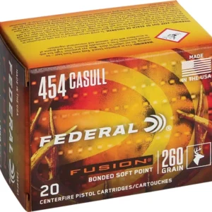 FEDERAL FUSION 454 CASULL - 260GR FUSION 20RD 10BX/CS