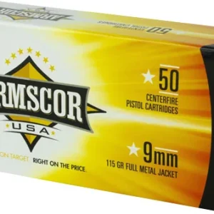 ARMSCOR 9MM LUGER 115GR FMJ - 50RD 20BX/CS