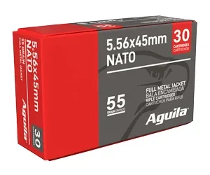 AGUILA 556NATO 55GR FMJ 30/2250