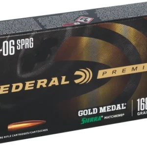 FEDERAL GOLD MEDAL 30-06 168GR - MATCHKING 20RD 10BX/CS