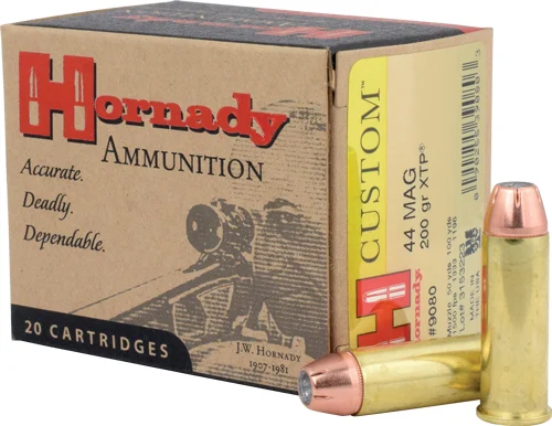 HORNADY 44 REM MAG 200GR XTP - 20RD 10BX/CS