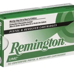 REMINGTON UMC 38 SUPER +P - 130GR FMJ-RN 50RD 10BX/CS