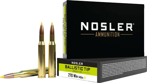 NOSLER 270 WIN 140GR - BALLISTIC TIP 20RD 10BX/CS