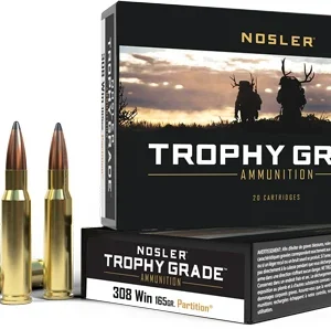 NOSLER TROPHY GRADE 308 WIN - 165GR PARTITION 20RD 10BX/CS