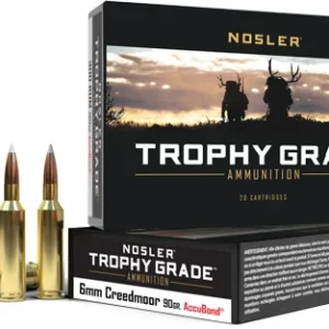 NOSLER TROPHY GRADE 6MM CM - 90GR ACCUBOND TIP 20RD 10BX/CS