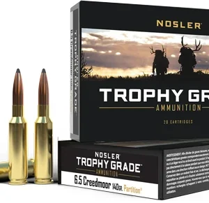 NOSLER TROPHY GRADE 6.5 CM - 140GR PARTITION 20RD 10BX/CS