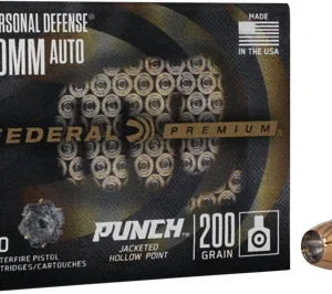 FEDERAL PUNCH 10MM 200GR JHP - 20RD 10BX/CS