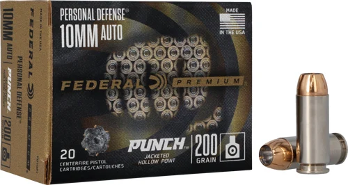FEDERAL PUNCH 10MM 200GR JHP - 20RD 10BX/CS