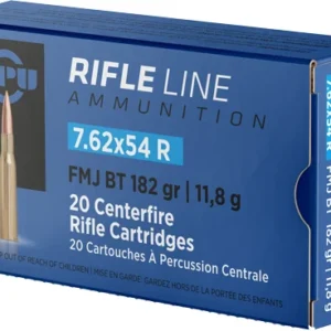 PPU 7.62X54R 182GR FMJ - 20RD 10BX/CS