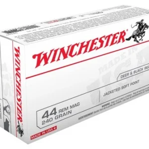 WINCHESTER USA 44 REM MAG - 240GR JSP 50RD 10BX/CS