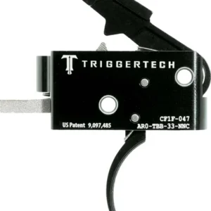 TRIGGERTECH AR-15 TWO STAGE - BLACK COMPETITIVE CURVED