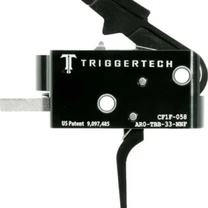 TRIGGERTECH AR-15 TWO STAGE - BLACK COMPETITIVE FLAT