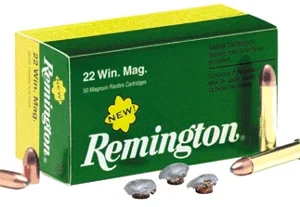 REMINGTON 22WMR 40GR JSP - 1910FPS 50RD 40BX/CS
