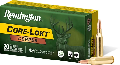 REMINGTON 243 WIN 85GR COPPER - CORE-LOKT HP 20RD 10BX/CS
