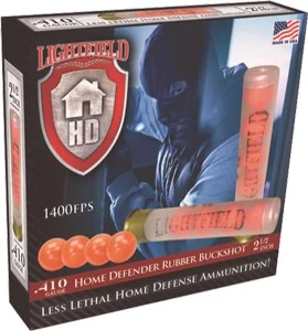 LIGHTFIELD 410 2.5" RUBBER - BUCK 4 PELLET 5RD 10BX/CS