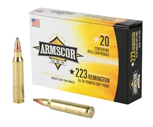 ARMSCOR 223REM 55GR PSP 20/1000