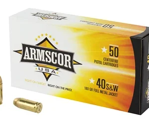 ARMSCOR 40SW 180GR FMJ 50/1000