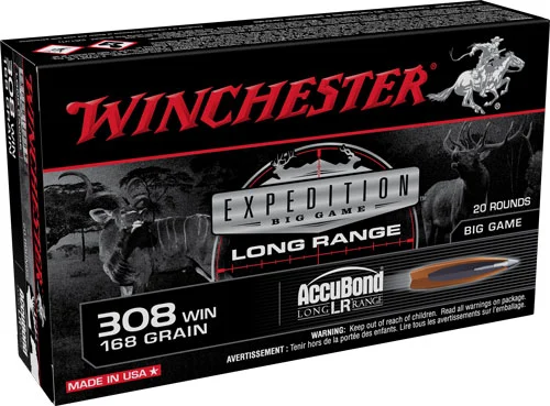 WINCHESTER EXPEDITION 308 WIN - 168GR ACCUBOND 20RD 10BX/CS